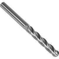 S147 30° Extra Long Ball Nose End Mill, 1/2" Dia., 6" L, 4 Flutes, 1/2" Shank, Carbide Les Fournitures Industrielles Méga