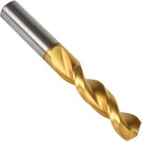 Stub Drill Bit with Parabolic Flutes, #26, High Speed Steel, 1" Flute, 135° Point Les Fournitures Industrielles Méga