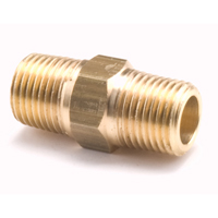 Hex Pipe Nipples, Brass, 1/8", Standard Les Fournitures Industrielles Méga
