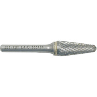 Fraise conique avec extr&eacute;mit&eacute; en rayon L4-D JET-KUT, 1/4" dia., 1/4" Tige, 1-1/8" Prof. de la coupe Les Fournitures Industrielles Méga