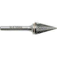 Fraise conique M4-D JET-KUT, 3/8" dia., 1/4" Tige, 5/8" Prof. de la coupe Les Fournitures Industrielles Méga