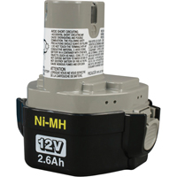 Bloc-piles de style nacelle, Ni-MH, 12 V, 2,6 A Les Fournitures Industrielles Méga