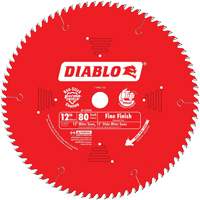 Contractor Saw Blades - Fine Finishing Saw Blades, 12", 80 Teeth, Wood Use Les Fournitures Industrielles Méga