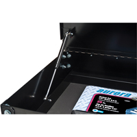 Utility Cart, 4 Drawers, 18" L x 33" W x 39" H, Black Les Fournitures Industrielles Méga