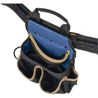 20 Pocket Tool Belt Combo, Polyester, Black Les Fournitures Industrielles Méga