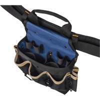 20 Pocket Tool Belt Combo, Polyester, Black Les Fournitures Industrielles Méga