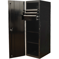 Armoire lat&eacute;rale s&eacute;rie RX, 3 tiroirs, 19" la x 25" p x 61" h, Noir Les Fournitures Industrielles Méga