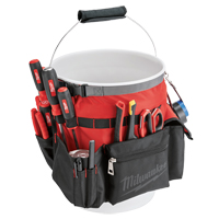 Bucket Organizer Bag, 10" L x 10" W x 13-1/2" H, Nylon, Red Les Fournitures Industrielles Méga
