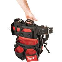 Contractor Work Belt With  Suspension Rig, Nylon, Black Les Fournitures Industrielles Méga