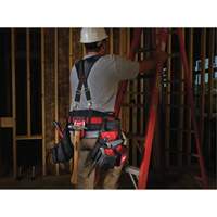 Contractor Work Belt With  Suspension Rig, Nylon, Black Les Fournitures Industrielles Méga
