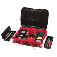 Packout Tool Box, 22" x 16" x 7", Black/Red Les Fournitures Industrielles Méga
