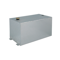 R&eacute;servoir de transfert pour carburant en aluminium, Aluminium, Capacit&eacute; 100 gal., Argent Les Fournitures Industrielles Méga