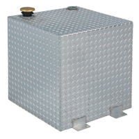 R&eacute;servoir de transfert pour carburant en aluminium, Aluminium, Capacit&eacute; 50 gal., Argent Les Fournitures Industrielles Méga