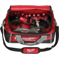Sacs &agrave; outils Packout, Nylon balistique, 8 pochettes, Noir/Rouge Les Fournitures Industrielles Méga