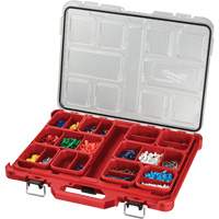 Packout Low-Profile Organizer, 19-3/4" x 16-2/5" x 2-1/2", Black/Red Les Fournitures Industrielles Méga