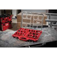 Packout Low-Profile Organizer, 19-3/4" x 16-2/5" x 2-1/2", Black/Red Les Fournitures Industrielles Méga