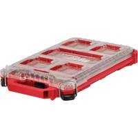 Packout Compact Low-Profile Organizer, 16-2/5" x 9-3/4" x 2-1/2", Black/Red Les Fournitures Industrielles Méga