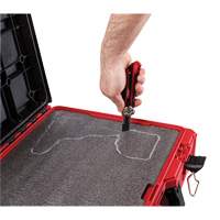 Packout Tool Case with Customizable Insert, 20-7/10" x 15-1/5" x 6-1/5", Black/Red Les Fournitures Industrielles Méga