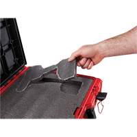 Packout Tool Case with Customizable Insert, 20-7/10" x 15-1/5" x 6-1/5", Black/Red Les Fournitures Industrielles Méga
