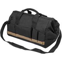 MEGAMOUTH Tool Bag, Polyester, 25 Pockets, Black Les Fournitures Industrielles Méga