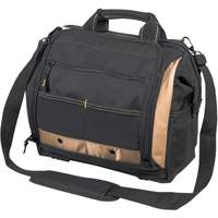 Multi-Compartment Tool Carrier, Polyester, 33 Pockets, Black Les Fournitures Industrielles Méga