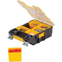 Mid-Size Pro Organizer, 4-1/2" W x 10-1/4" D x 13-3/5" H, Black/Yellow Les Fournitures Industrielles Méga