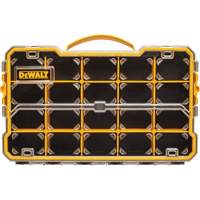 Compartment Pro Organizer, 11" W x 17-5/8" D x 2-7/8" H, Black/Yellow Les Fournitures Industrielles Méga