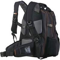 Sac &agrave; dos pour outils 5843 Arsenal, 13-1/2" lo x 8-1/2" la, Noir, Polyester Les Fournitures Industrielles Méga