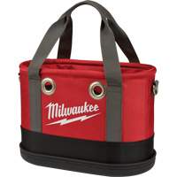 Sac ovale a&eacute;rien utilitaire, Nylon balistique, 14 pochettes, Noir/Rouge Les Fournitures Industrielles Méga