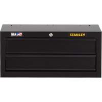 100 Series Middle Tool Chest, 26" W, 2 Drawers, Black Les Fournitures Industrielles Méga