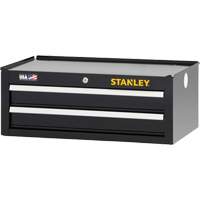 300 Series Middle Tool Chest, 26" W, 2 Drawers, Black Les Fournitures Industrielles Méga