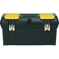 2000 Series Tool Box with Tray, 24" W x 11-1/4" D x 11" H, Black/Yellow Les Fournitures Industrielles Méga
