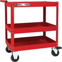 PRO+ Series Heavy-Duty Utility Cart, 3 Tiers, 30-1/5" x 38-1/3" x 19-1/2" Les Fournitures Industrielles Méga