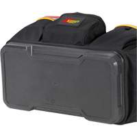 Molded Base Open-Top Tool Box, Ballistic Polyester, 17 Pockets, Black/Blue Les Fournitures Industrielles Méga