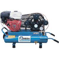 Contractor Series Air Compressors, Gas, 6.6 Gal. (8 US Gal), 125 PSI Les Fournitures Industrielles Méga