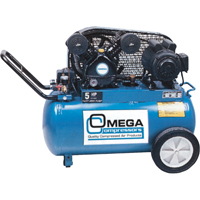 Professional Series Air Compressors, Electric, 16.6 Gal. (20 US Gal), 135 PSI, 115/1 V Les Fournitures Industrielles Méga