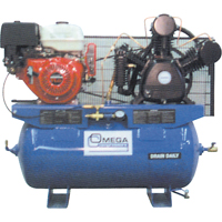 Compresseurs d'air s&eacute;rie industrielle - Compresseurs &agrave; moteur, 25 gal. (30 gal. US) Les Fournitures Industrielles Méga