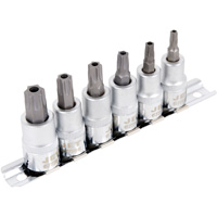 Jeu de douilles &agrave; embout inviolables SS386TB, Torx inviolable, Prise 3/8", 6 mr Les Fournitures Industrielles Méga