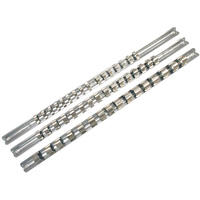 Rail porte-douilles &agrave; entraînement 1/4" SCH-14 avec 16 attaches de retenue Les Fournitures Industrielles Méga