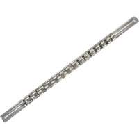 Rail porte-douilles &agrave; entraînement 3/8" SCH-38 avec 16 attaches de retenue Les Fournitures Industrielles Méga