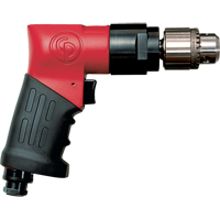 Perceuses non r&eacute;versibles, 21 pi³/min, 1/4" NPTF, 89 dBA, 3/8" mandrin, Avec cl&eacute; Les Fournitures Industrielles Méga