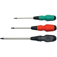 Tournevis carr&eacute; TORQUE DRIVE, Tige de #1, Ronde, 4" lo, Prise en Coussin&eacute;e Les Fournitures Industrielles Méga
