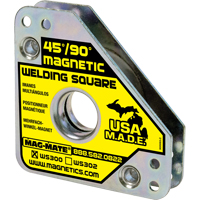 Magnetic Welding Squares, 3-3/4" L x 3/4" W x 3-3/4" H, 60 lbs. Les Fournitures Industrielles Méga