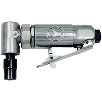 Petite rectifieuse &agrave; t&ecirc;te angulaire sur 90° MDG90 0,3 CV, Collet 1/4", 18000 Tr/min Les Fournitures Industrielles Méga