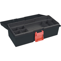Coffre &agrave; outils robuste, 15" la x 7" p x 5-1/2" h, Noir Les Fournitures Industrielles Méga