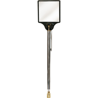 Miroir d'inspection &agrave; aimant, Carr&eacute;e, 2" lo x 2" la, T&eacute;lescopique Les Fournitures Industrielles Méga