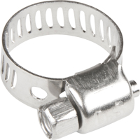 Colliers de serrage pour tuyaux - Collier de serrage & vis en acier inoxydable, Dia. min 1/5", Dia. max 5/8" Les Fournitures Industrielles Méga
