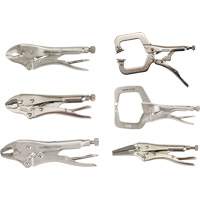 Locking Plier Set, 6 Pieces Les Fournitures Industrielles Méga