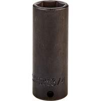 Douille, Chocs, 3/4", Prise 3/8", 6 pans, Profond Les Fournitures Industrielles Méga