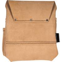 Half Carpenter Apron, Multiple Tool Holder, Leather, 4 Pockets Les Fournitures Industrielles Méga